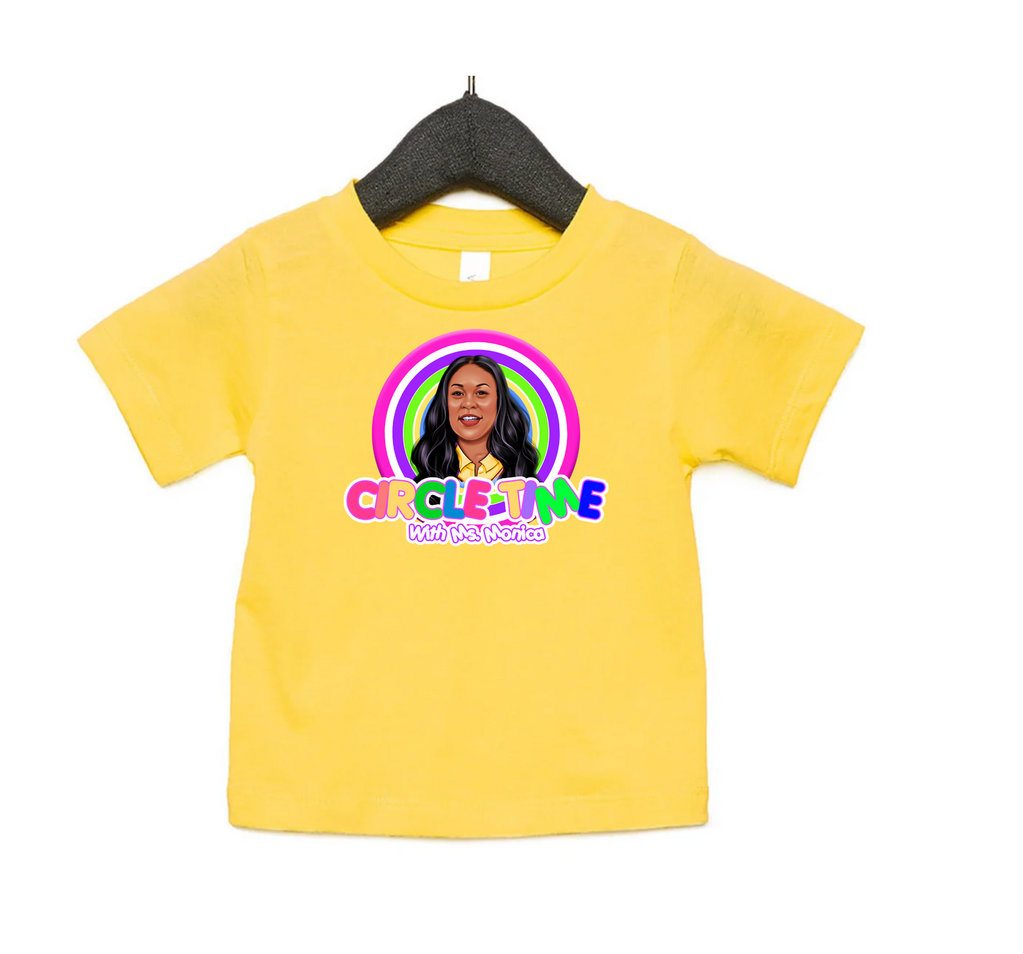 Limited Edition Yellow Ms. Monica Logo Tee