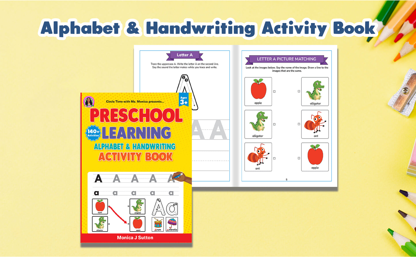 (Personalized) Handwriting & Activity Work Book